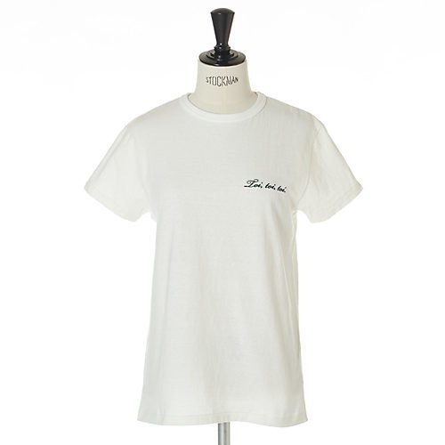 【オブラダ/Oblada】の【石上美津江さんコラボ】エンブロイダリークルーネックTシャツ インテリア・キッズ・メンズ・レディースファッション・服の通販 founy(ファニー) 　ファッション　Fashion　レディースファッション　Fashion for Women　トップス・カットソー　Cut & Sew Tops　シャツ・ブラウス・オフィスカジュアル　Elegant Blouses & Button-Ups　ロングTシャツ・Tシャツ　Longline T-Shirts & Tees　コラボ　Collaboration, Collab　コンパクト　Compact, Small Size　ヴィンテージ　Vintage Style　洗える　Machine Washable　ホワイト|ID: prp329100004935631 ipo3291000000037038569