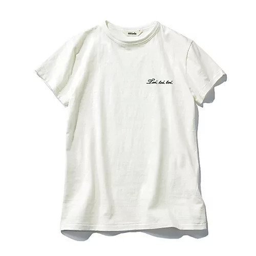 【オブラダ/Oblada】の【石上美津江さんコラボ】エンブロイダリークルーネックTシャツ 人気、トレンドファッション・服の通販 founy(ファニー) 　ファッション　Fashion　レディースファッション　Fashion for Women　トップス・カットソー　Cut & Sew Tops　シャツ・ブラウス・オフィスカジュアル　Elegant Blouses & Button-Ups　ロングTシャツ・Tシャツ　Longline T-Shirts & Tees　コラボ　Collaboration, Collab　コンパクト　Compact, Small Size　ヴィンテージ　Vintage Style　洗える　Machine Washable　other-2|ID: prp329100004935631 ipo3291000000037038571