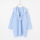 【カレンソロジー/Curensology】の【LEEマルシェ20th別注】【洗える】ストライプラッフルブラウス ブルーストライプ|ID: prp329100004935635 ipo3291000000037224141