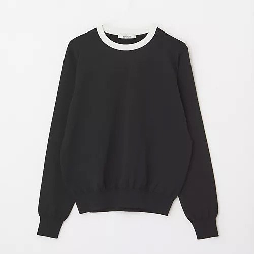 【スローン/SLOANE】の【HPS別注】18G 二重臼 ポリエステル キュプラ コットン クルーネック 人気、トレンドファッション・服の通販 founy(ファニー) 　ファッション　Fashion　レディースファッション　Fashion for Women　キュプラ　Cupro, Eco Fabric　スウェット / スエット　Sweatshirt, Sweatwear　デニム　Denim, Jeans Material　エレガント 上品　Elegant　別注　Limited Edition, Custom Order　抗菌　Antibacterial, Bacteria-Resistant　洗える　Machine Washable　 other-1|ID: prp329100004935640 ipo3291000000037038620