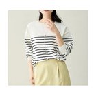 【エニー/ANY】のスプリングカラーニットドルマンプルオーバー 人気、トレンドファッション・服の通販 founy(ファニー) ファッション Fashion レディースファッション Fashion for Women トップス・カットソー Cut & Sew Tops ニット Knit Tops & Sweaters カジュアルプルオーバー・ニットトップス Pullovers & Knit Tops / Casual Pullovers インナー Innerwear 春 Spring デニム Denim, Jeans Material ボーダー Border, Stripe リラックス Relax, Relaxed Fit レース Lace, Lace Fabric おすすめ Recommended / Our Picks エレガント 上品 Elegant thumbnail オフ×ネイビーボーダー|ID: prp329100004935643 ipo3291000000037038647