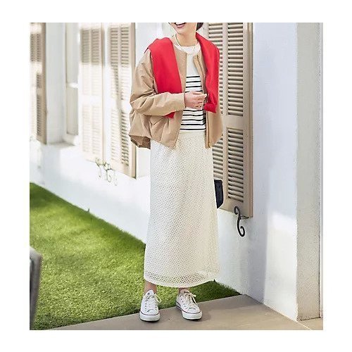 【エニー/ANY】のスプリングカラーニットドルマンプルオーバー 人気、トレンドファッション・服の通販 founy(ファニー) 　ファッション　Fashion　レディースファッション　Fashion for Women　トップス・カットソー　Cut & Sew Tops　ニット　Knit Tops & Sweaters　カジュアルプルオーバー・ニットトップス　Pullovers & Knit Tops / Casual Pullovers　インナー　Innerwear　春　Spring　デニム　Denim, Jeans Material　ボーダー　Border, Stripe　リラックス　Relax, Relaxed Fit　レース　Lace, Lace Fabric　おすすめ　Recommended / Our Picks　エレガント 上品　Elegant　other-3|ID: prp329100004935643 ipo3291000000037038649