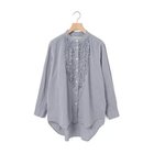 【ミディウミ/MidiUmi】のフロントフリルシャツ 人気、トレンドファッション・服の通販 founy(ファニー) ファッション Fashion レディースファッション Fashion for Women トップス・カットソー Cut & Sew Tops シャツ・ブラウス・オフィスカジュアル Elegant Blouses & Button-Ups フリル Frill, Ruffle フロント Front, Front Design ワッシャー Washer, Crinkled Finish エレガント 上品 Elegant thumbnail ブルー|ID: prp329100004935650 ipo3291000000037038695