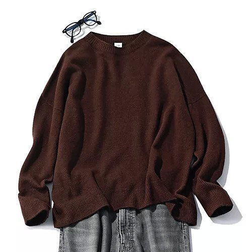 【トゥエルブクローゼット/12closet】の【福田麻琴さんコラボ】【洗える】クルーネックホールガーメントニット 人気、トレンドファッション・服の通販 founy(ファニー) 　ファッションモデル・俳優・女優　Models　女性　Women　福田麻琴　Fukuda Makoto　ファッション　Fashion　レディースファッション　Fashion for Women　トップス・カットソー　Cut & Sew Tops　ニット　Knit Tops & Sweaters　コラボ　Collaboration, Collab　バランス　Balance, Style Balance　ホールガーメント　WholeGarment, Seamless Knit　洗える　Machine Washable　other-2|ID: prp329100004935651 ipo3291000000037038705