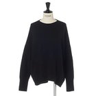 【トゥエルブクローゼット/12closet】の【福田麻琴さんコラボ】【洗える】クルーネックホールガーメントニット ブラック|ID: prp329100004935651 ipo3291000000037250458