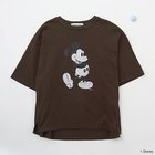 【アメリカーナ/Americana】の【LEEマルシェ20th別注】【洗える】Mickey Print TEE(バッヂ付) ブラウン|ID: prp329100004935653 ipo3291000000037248114