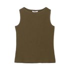 【エクラ/eclat】の【宮崎桃代さん別注】ワッフルタンクトップ カーキブラウン|ID: prp329100004935654 ipo3291000000037245107