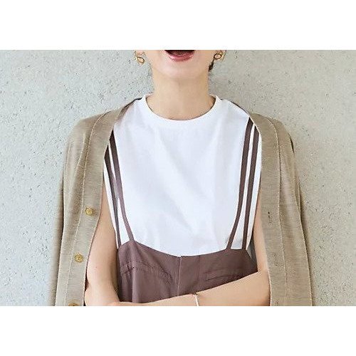 【エムセブンデイズ/M7days】の渾身のパックTシャツ 人気、トレンドファッション・服の通販 founy(ファニー) 　ファッション　Fashion　レディースファッション　Fashion for Women　トップス・カットソー　Cut & Sew Tops　シャツ・ブラウス・オフィスカジュアル　Elegant Blouses & Button-Ups　ロングTシャツ・Tシャツ　Longline T-Shirts & Tees　ノースリーブ　Sleeveless, No-Sleeve　バランス　Balance, Style Balance　フレンチ　French, French Style　ボックス　Boxy, Box Shape　ラウンド　Round, Round Neck　半袖　Short Sleeve, Half Sleeve　巾着　Drawstring Bag, Kinchaku　洗える　Machine Washable　other-3|ID: prp329100004935656 ipo3291000000037038781