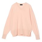 【エムセブンデイズ/M7days】の【洗える】Vネックボクシーニット ピンク|ID: prp329100004935657 ipo3291000000037253492