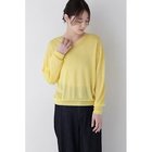 【ヒューマンウーマン/HUMAN WOMAN】のベーシックVネックプルオーバー イエロー|ID: prp329100004935666 ipo3291000000037250758