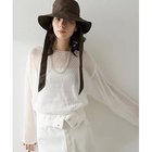 【ウィムガゼット/Whim Gazette】のボートメッシュニットプルオーバー オフホワイト|ID: prp329100004935669 ipo3291000000037038906