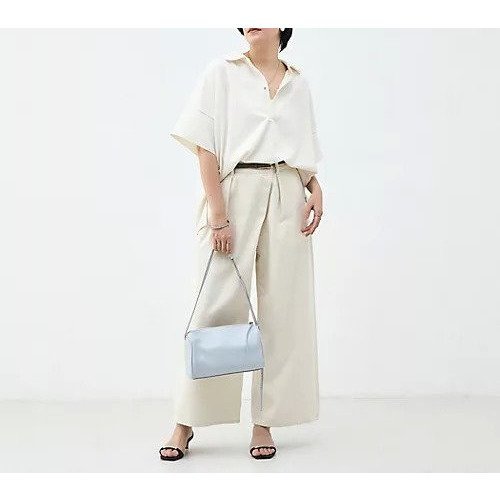 【リエミラー/Rie Miller】のウォッシャブルポロ襟ハーフスリーブジョーゼットダンボール 人気、トレンドファッション・服の通販 founy(ファニー) 　ファッション　Fashion　レディースファッション　Fashion for Women　2026年　2026　おすすめ　Recommended / Our Picks　ジャケット　Jacket, Outerwear　ジョーゼット　Georgette, Semi-Sheer Fabric　スリーブ　Sleeve, Long Sleeve / Short Sleeve　ハーフ　Half, Half-Length　夏　Summer　other-2|ID: prp329100004935670 ipo3291000000037038913