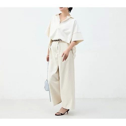 【リエミラー/Rie Miller】のウォッシャブルポロ襟ハーフスリーブジョーゼットダンボール 人気、トレンドファッション・服の通販 founy(ファニー) 　ファッション　Fashion　レディースファッション　Fashion for Women　2026年　2026　おすすめ　Recommended / Our Picks　ジャケット　Jacket, Outerwear　ジョーゼット　Georgette, Semi-Sheer Fabric　スリーブ　Sleeve, Long Sleeve / Short Sleeve　ハーフ　Half, Half-Length　夏　Summer　other-3|ID: prp329100004935670 ipo3291000000037038914