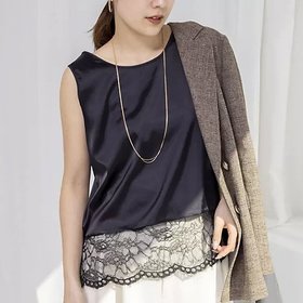 【ノーリーズ/NOLLEY'S】のウォッシャブル裾レースオトナサテンタンク 人気、トレンドファッション・服の通販 founy(ファニー) ファッション Fashion レディースファッション Fashion for Women 2026年 2026 おすすめ Recommended / Our Picks ウォッシャブル Machine Washable カーディガン Cardigan, Knitwear ジャケット Jacket, Outerwear セレモニー Ceremony タンク Tank Top, Sleeveless Top レース Lace, Lace Fabric 夏 Summer |ID:prp329100004935671