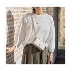 【エニー/ANY】のタックスリーブプルオーバー 人気、トレンドファッション・服の通販 founy(ファニー) ファッション Fashion レディースファッション Fashion for Women トップス・カットソー Cut & Sew Tops カジュアルプルオーバー・ニットトップス Pullovers & Knit Tops / Casual Pullovers ダブル Double, Double-Breasted バルーン Balloon, Balloon Silhouette フェイス Face, Facial Design フロント Front, Front Design ボトム Bottoms, Lower Wear エレガント 上品 Elegant thumbnail オフ|ID: prp329100004935681 ipo3291000000037038985