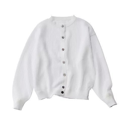 【エムセブンデイズ/M7days】の【洗える】ワイドリブシアーカーディガン インテリア・キッズ・メンズ・レディースファッション・服の通販 founy(ファニー) 　ファッション　Fashion　レディースファッション　Fashion for Women　トップス・カットソー　Cut & Sew Tops　カーディガン・羽織り　Layered Style Cardigans　シアー　Sheer, See-Through　ブルゾン　Blouson, Bomber Jacket　夏　Summer　洗える　Machine Washable　ホワイト|ID: prp329100004935682 ipo3291000000037038999