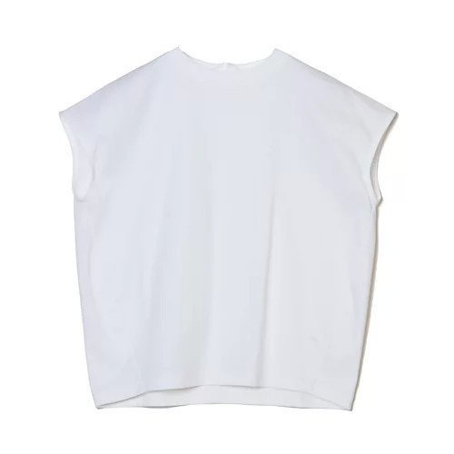 【イーバイエクラ/E by eclat】の接触冷感フレンチスリーブTシャツ インテリア・キッズ・メンズ・レディースファッション・服の通販 founy(ファニー) 　ファッション　Fashion　レディースファッション　Fashion for Women　トップス・カットソー　Cut & Sew Tops　シャツ・ブラウス・オフィスカジュアル　Elegant Blouses & Button-Ups　ロングTシャツ・Tシャツ　Longline T-Shirts & Tees　コクーン　Cocoon, Cocoon Silhouette　スリーブ　Sleeve, Long Sleeve / Short Sleeve　フレンチ　French, French Style　洗える　Machine Washable　ホワイト|ID: prp329100004935683 ipo3291000000037039004