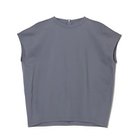 【イーバイエクラ/E by eclat】の接触冷感フレンチスリーブTシャツ 人気、トレンドファッション・服の通販 founy(ファニー) ファッション Fashion レディースファッション Fashion for Women トップス・カットソー Cut & Sew Tops シャツ・ブラウス・オフィスカジュアル Elegant Blouses & Button-Ups ロングTシャツ・Tシャツ Longline T-Shirts & Tees コクーン Cocoon, Cocoon Silhouette スリーブ Sleeve, Long Sleeve / Short Sleeve フレンチ French, French Style 洗える Machine Washable thumbnail ブルーグレー|ID: prp329100004935683 ipo3291000000037039005