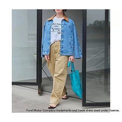 【スアデオ/suadeo】の【suadeo別注】Ford FalconプリントT&トートバッグセット 人気、トレンドファッション・服の通販 founy(ファニー) 　ファッション　Fashion　レディースファッション　Fashion for Women　バッグ　Bags　イエロー　Yellow　インナー　Innerwear　洗える　Machine Washable　クラシック　Classic, Timeless Style　グラフィック　Graphic, Graphic Design　シンプル　Simple, Minimal　定番　Standard, Basic Item　人気　Popular, Best Seller　バランス　Balance, Style Balance　プリント　Print, Printed Pattern　別注　Limited Edition, Custom Order　無地　Plain, Solid Color　ユーズド　Used, Vintage-Look　リップ　Lip, Lip Motif　犬　Dog　エレガント 上品　Elegant　other-2|ID: prp329100004935684 ipo3291000000037039045