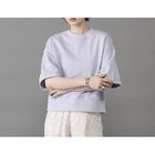 【スローン/SLOANE】のコットン裏毛 半袖ショート丈スウェット 【HPS別注】アイスブルー|ID: prp329100004935688 ipo3291000000037248252