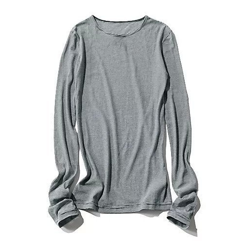 【トゥエルブクローゼット/12closet】の【洗える】クルーネックシアーカットソー インテリア・キッズ・メンズ・レディースファッション・服の通販 founy(ファウニー) https://founy.com/ ファッションモデル・俳優・女優 Models 女性 Women 福田麻琴 Fukuda Makoto ファッション Fashion レディースファッション Fashion for Women トップス・カットソー Cut & Sew Tops カットソー・ベーシックTシャツ Cut-and-Sewn Tops / Stretch Tees & Basics おすすめ Recommended / Our Picks カットソー Cut and Sewn Top コラボ Collaboration, Collab シアー Sheer, See-Through ボーダー Border, Stripe 冬 Winter / This Winter 日本製 Made In Japan 洗える Machine Washable |ID: prp329100004935689 ipo3291000000037248222