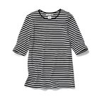 【トゥエルブクローゼット/12closet】の【福田麻琴さんコラボ】【洗える】ジュエリー映えする 究極のリブTシャツ ホワイト×ブラックボーダー|ID: prp329100004935697 ipo3291000000037215718