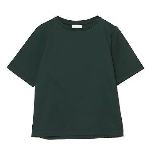 【エクラ/eclat】の【宮崎桃代さん別注】コンパクトTシャツ インテリア・キッズ・メンズ・レディースファッション・服の通販 founy(ファニー) 　ファッション　Fashion　レディースファッション　Fashion for Women　トップス・カットソー　Cut & Sew Tops　シャツ・ブラウス・オフィスカジュアル　Elegant Blouses & Button-Ups　ロングTシャツ・Tシャツ　Longline T-Shirts & Tees　コンパクト　Compact, Small Size　スポーティ　Sporty, Casual Athletic　フィット　Fit, Slim Fit　フェミニン　Feminine, Girly　ベーシック　Basic, Essential　別注　Limited Edition, Custom Order　洗える　Machine Washable　グリーン|ID: prp329100004935703 ipo3291000000037039200