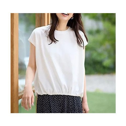 【エニー/ANY】のシルケットスムースドロストTシャツ 人気、トレンドファッション・服の通販 founy(ファニー) 　ファッション　Fashion　レディースファッション　Fashion for Women　トップス・カットソー　Cut & Sew Tops　シャツ・ブラウス・オフィスカジュアル　Elegant Blouses & Button-Ups　ロングTシャツ・Tシャツ　Longline T-Shirts & Tees　おすすめ　Recommended / Our Picks　カーゴパンツ　Cargo Pants, Utility Pants　コンパクト　Compact, Small Size　デニム　Denim, Jeans Material　トレンド　Trend, Trending Now　バランス　Balance, Style Balance　other-3|ID: prp329100004935720 ipo3291000000037039337