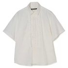 【ニコルソンアンド ニコルソン/nicholson&nicholson】の半袖フリルシャツ WHITE|ID: prp329100004935722 ipo3291000000037217380