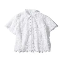 【トゥエルブクローゼット/12closet】の【石上美津江さんコラボ】【洗える】インドレースシャツ 大人の最旬トレンドファッション＆コーディネート founy(ファウニー) ファッション Fashion レディースファッション Fashion for Women トップス・カットソー Cut & Sew Tops シャツ・ブラウス・オフィスカジュアル Elegant Blouses & Button-Ups インド Indian Textile コラボ Collaboration, Collab ジャケット Jacket, Outerwear トリミング Trimming, Decorative Edge パターン Pattern, Design Print ペイズリー Paisley, Ethnic Pattern レース Lace, Lace Fabric 洗える Machine Washable |ID:prp329100004935726