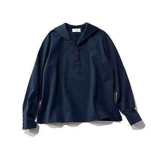 【トゥエルブクローゼット/12closet】の【高橋夏果さんコラボ】【洗える】ブラウス見えセーラーカットソー インテリア・キッズ・メンズ・レディースファッション・服の通販 founy(ファウニー) https://founy.com/ ファッション Fashion レディースファッション Fashion for Women トップス・カットソー Cut & Sew Tops シャツ・ブラウス・オフィスカジュアル Elegant Blouses & Button-Ups カットソー・ベーシックTシャツ Cut-and-Sewn Tops / Stretch Tees & Basics なめらか Smooth, Silky Texture カットソー Cut and Sewn Top コラボ Collaboration, Collab スリット Slit, Slit Detail バランス Balance, Style Balance ボトム Bottoms, Lower Wear ミドル Middle Length, Mid Height エレガント 上品 Elegant 夏 Summer 洗える Machine Washable |ID: prp329100004935738 ipo3291000000037248311