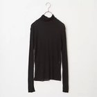 【トゥエルブクローゼット/12closet】の【洗える】セルロースカシミヤタートル ブラック|ID: prp329100004935744 ipo3291000000037221449