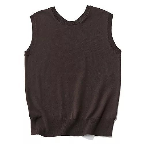 【エムセブンデイズ/M7days】の前後2WAYすっきり見えノースリーブニット 人気、トレンドファッション・服の通販 founy(ファニー) 　ファッション　Fashion　レディースファッション　Fashion for Women　トップス・カットソー　Cut & Sew Tops　ニット　Knit Tops & Sweaters　キャミソール&ノースリーブ　Camisoles & Sleeveless Tops　コンパクト　Compact, Small Size　シンプル　Simple, Minimal　セットアップ　Set-Up, Coordinated Outfit　ノースリーブ　Sleeveless, No-Sleeve　ホールガーメント　WholeGarment, Seamless Knit　夏　Summer　洗える　Machine Washable　 other-1|ID: prp329100004935759 ipo3291000000037039575