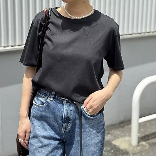 【エムセブンデイズ/M7days】の【松村純子さんコラボ】クロップト大人Tシャツ 人気、トレンドファッション・服の通販 founy(ファニー) 　ファッション　Fashion　レディースファッション　Fashion for Women　トップス・カットソー　Cut & Sew Tops　シャツ・ブラウス・オフィスカジュアル　Elegant Blouses & Button-Ups　ロングTシャツ・Tシャツ　Longline T-Shirts & Tees　コラボ　Collaboration, Collab　レギュラー　Regular, Standard Fit　洗える　Machine Washable　other-3|ID: prp329100004935784 ipo3291000000037039711