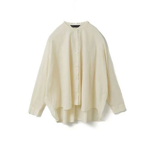 【ミズイロ インド/mizuiro ind】のバックギャザーワイドシャツ インテリア・キッズ・メンズ・レディースファッション・服の通販 founy(ファニー) 　ファッション　Fashion　レディースファッション　Fashion for Women　トップス・カットソー　Cut & Sew Tops　シャツ・ブラウス・オフィスカジュアル　Elegant Blouses & Button-Ups　バッグ　Bags　ギャザー　Gathered, Ruffled　シンプル　Simple, Minimal　スタンド　Stand Collar, Upright Stand　フロント　Front, Front Design　人気　Popular, Best Seller　秋　Autumn　羽織　Haori, Light Jacket　キナリ|ID: prp329100004935792 ipo3291000000037039752