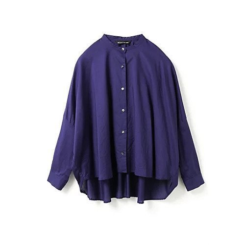 【ミズイロ インド/mizuiro ind】のバックギャザーワイドシャツ インテリア・キッズ・メンズ・レディースファッション・服の通販 founy(ファニー) 　ファッション　Fashion　レディースファッション　Fashion for Women　トップス・カットソー　Cut & Sew Tops　シャツ・ブラウス・オフィスカジュアル　Elegant Blouses & Button-Ups　バッグ　Bags　ギャザー　Gathered, Ruffled　シンプル　Simple, Minimal　スタンド　Stand Collar, Upright Stand　フロント　Front, Front Design　人気　Popular, Best Seller　秋　Autumn　羽織　Haori, Light Jacket　ネイビー|ID: prp329100004935792 ipo3291000000037039757