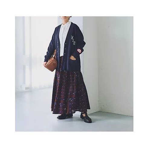 【マディソンブルー/MADISONBLUE】の【HPS別注】BIG CARDIGAN COTTON PATCH 人気、トレンドファッション・服の通販 founy(ファニー) 　ファッション　Fashion　レディースファッション　Fashion for Women　トップス・カットソー　Cut & Sew Tops　カーディガン・羽織り　Layered Style Cardigans　春　Spring　カーディガン　Cardigan, Knitwear　シャンブレー　Chambray, Denim-Like Fabric　スマート　Smart, Elegant　デニム　Denim, Jeans Material　トレンチ　Trench, Trench Coat　トレンド　Trend, Trending Now　定番　Standard, Basic Item　パッチ　Patch, Appliqué　ビッグ　Big, Oversized　フィット　Fit, Slim Fit　プリント　Print, Printed Pattern　ボトム　Bottoms, Lower Wear　ポケット　Pocket, Pocket Detail　別注　Limited Edition, Custom Order　モチーフ　Motif, Design Theme　無地　Plain, Solid Color　ランダム　Random, Irregular　犬　Dog　卒業式　Graduation Ceremony　other-2|ID: prp329100004935807 ipo3291000000037039868