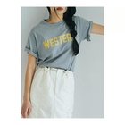 【マージュール/marjour】のWESTERN FADED COLOR TEE BLUE GRAY|ID: prp329100004935810 ipo3291000000037240467