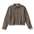 【トゥエルブクローゼット/12closet】の【福田麻琴さんコラボ】【洗える】衿付きパールボタンニットカーディガン カーキブラウン|ID: prp329100004935841 ipo3291000000037253544