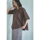 【マージュール/marjour】のRELAX SIDE SLIT TEE BROWN|ID: prp329100004935865 ipo3291000000037222136