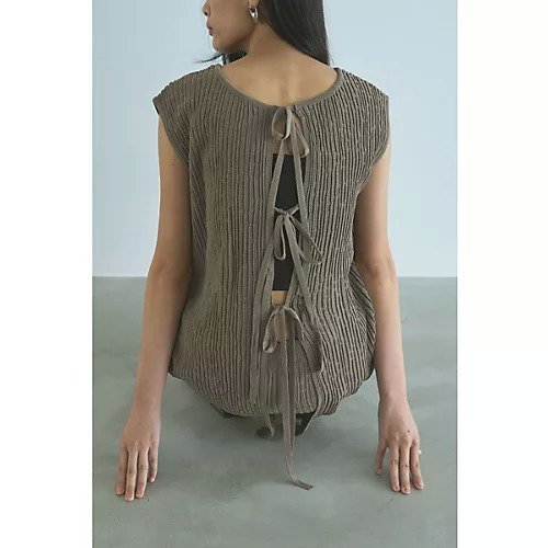 【マージュール/marjour】の2WAY SUMMER TUNIC KNIT 人気、トレンドファッション・服の通販 founy(ファニー) 　ファッション　Fashion　レディースファッション　Fashion for Women　トップス・カットソー　Cut & Sew Tops　ニット　Knit Tops & Sweaters　インナー　Innerwear　サマー　Summer, Summer Style　ストレッチ　Stretch, Stretchy Fabric　セットアップ　Set-Up, Coordinated Outfit　タンク　Tank Top, Sleeveless Top　チュニック　Tunic, Long Top　フォルム　Silhouette, Form　ポケット　Pocket, Pocket Detail　リブニット　Rib Knit, Ribbed Knit　リボン　Ribbon, Bow　リラックス　Relax, Relaxed Fit　おすすめ　Recommended / Our Picks　夏　Summer　旅行　Travel　スーツケース キャリーケース　Suitcase / Carry Case　other-3|ID: prp329100004935871 ipo3291000000037040198