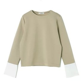 【エクラ/eclat】の【宮崎桃代さん別注】カフスつきダンボールプルオーバー 人気、トレンドファッション・服の通販 founy(ファニー) ファッション Fashion レディースファッション Fashion for Women トップス・カットソー Cut & Sew Tops カジュアルプルオーバー・ニットトップス Pullovers & Knit Tops / Casual Pullovers なめらか Smooth, Silky Texture カットソー Cut and Sewn Top カフス Cuff Design 別注 Limited Edition, Custom Order 洗える Machine Washable 秋 Autumn |ID:prp329100004935877