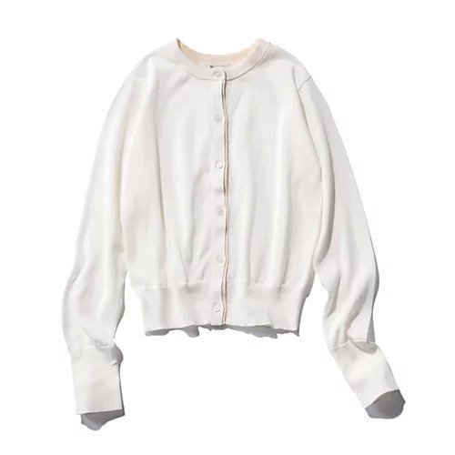 【スアデオ/suadeo】の配色シアーニットカーディガン インテリア・キッズ・メンズ・レディースファッション・服の通販 founy(ファウニー) https://founy.com/ ファッション Fashion レディースファッション Fashion for Women トップス・カットソー Cut & Sew Tops ニット Knit Tops & Sweaters カーディガン・羽織り Layered Style Cardigans シンプル Simple, Minimal フロント Front, Front Design 洗える Machine Washable |ID: prp329100004935878 ipo3291000000037221707