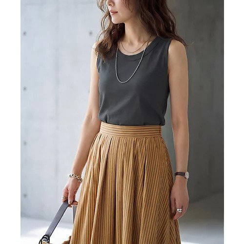 【スタイルデリ/STYLE DELI】の【Made in JAPAN】太めバインダーフライスタンクトップ インテリア・キッズ・メンズ・レディースファッション・服の通販 founy(ファウニー) https://founy.com/ ファッション Fashion レディースファッション Fashion for Women カットソー Cut and Sewn Top ストレート Straight, Straight Cut タンク Tank Top, Sleeveless Top デコルテ Décolleté, Neckline バランス Balance, Style Balance フィット Fit, Slim Fit フラット Flat, Flat Shoes ブラジャー Bra, Lingerie ベスト Vest, Waistcoat リラックス Relax, Relaxed Fit 日本製 Made In Japan エレガント 上品 Elegant |ID: prp329100004935889 ipo3291000000037221361
