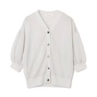 【イーバイエクラ/E by eclat】のギャザー袖ラメカーディガン ホワイト|ID: prp329100004935902 ipo3291000000037249872