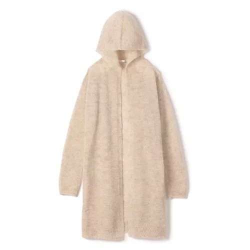 【プレインピープル/PLAIN PEOPLE】のDIANモヘアフード付きカーディガン インテリア・キッズ・メンズ・レディースファッション・服の通販 founy(ファニー) 　ファッション　Fashion　レディースファッション　Fashion for Women　トップス・カットソー　Cut & Sew Tops　カーディガン・羽織り　Layered Style Cardigans　エアリー　Airy Texture　カーディガン　Cardigan, Knitwear　バランス　Balance, Style Balance　リラックス　Relax, Relaxed Fit　夏　Summer　ライトベージュ|ID: prp329100004935935 ipo3291000000037040418