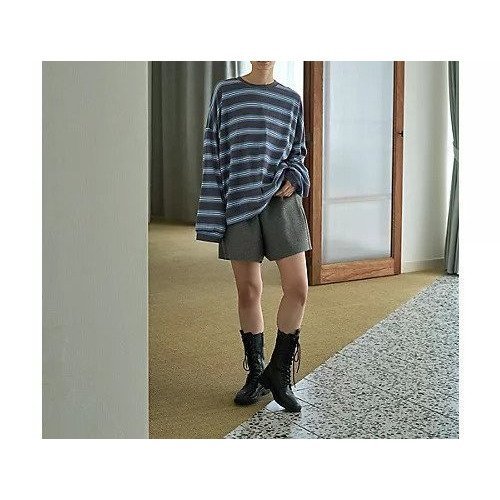 【マージュール/marjour】のOVER SIZE BORDER TEE 人気、トレンドファッション・服の通販 founy(ファニー) 　ファッション　Fashion　レディースファッション　Fashion for Women　インナー　Innerwear　カーディガン　Cardigan, Knitwear　ジャケット　Jacket, Outerwear　ストレッチ　Stretch, Stretchy Fabric　デニム　Denim, Jeans Material　ボトム　Bottoms, Lower Wear　ボーダー　Border, Stripe　夏　Summer　other-3|ID: prp329100004935943 ipo3291000000037040459