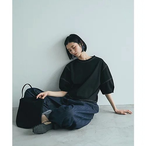 【マージュール/marjour】のSTITCH TEE 人気、トレンドファッション・服の通販 founy(ファニー) 　ファッション　Fashion　レディースファッション　Fashion for Women　シンプル　Simple, Minimal　ストレッチ　Stretch, Stretchy Fabric　パターン　Pattern, Design Print　other-3|ID: prp329100004935949 ipo3291000000037040486