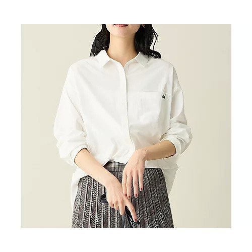 【エニー/ANY】のオーバーサイズシャツ インテリア・キッズ・メンズ・レディースファッション・服の通販 founy(ファニー) 　ファッション　Fashion　レディースファッション　Fashion for Women　トップス・カットソー　Cut & Sew Tops　シャツ・ブラウス・オフィスカジュアル　Elegant Blouses & Button-Ups　インナー　Innerwear　抗菌　Antibacterial, Bacteria-Resistant　ストライプ　Stripe, Striped Pattern　スラックス　Slacks, Dress Pants　タンク　Tank Top, Sleeveless Top　デニム　Denim, Jeans Material　定番　Standard, Basic Item　ベスト　Vest, Waistcoat　羽織　Haori, Light Jacket　A/W・秋冬　Autumn/Winter　オフ|ID: prp329100004935951 ipo3291000000037040496
