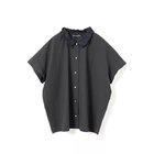 【ミズイロ インド/mizuiro ind】のワッシャーカラーワイドシャツ ネイビー|ID: prp329100004935957 ipo3291000000037244330